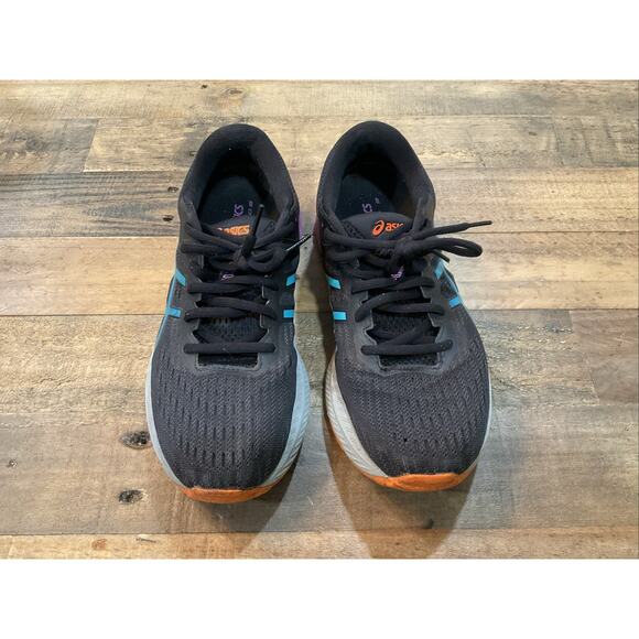 ASICS GT-2000 9 Women’s Size 10 Running Shoes Black Teal Purple Used - Picture 5 of 9